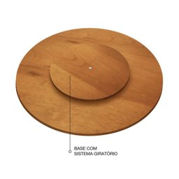 Prato Giratório para Mesa de Jantar 50cm - 2