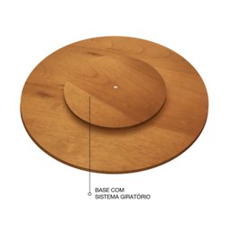 Prato Giratório para Mesa de Jantar 60cm - 6