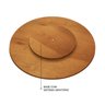 Prato Giratório para Mesa de Jantar 60cm - 6