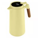 Ver imagem 1 de Garrafa Térmica Plástico Cabo de Madeira e Termômetro Menta