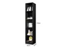 Ver imagem 3 de Sapateira Vertical Estreita 100% MDF Preto