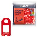 Ver imagem 1 de Nivelador para Piso Vermelho 1,5mm para Pisos Azulejos e Pedras Pacote com 100 Unidades | Atlas