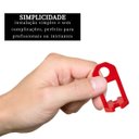 Ver imagem 5 de Nivelador para Piso Vermelho 1,5mm para Pisos Azulejos e Pedras Pacote com 100 Unidades | Atlas