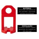 Ver imagem 3 de Nivelador para Piso Vermelho 1,5mm para Pisos Azulejos e Pedras Pacote com 100 Unidades | Atlas