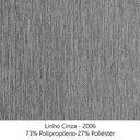 Ver imagem 5 de Sofa Jolie 2 Lugares 180cm Pes Boomerang Linho 212 Cinza Ezz Cinza