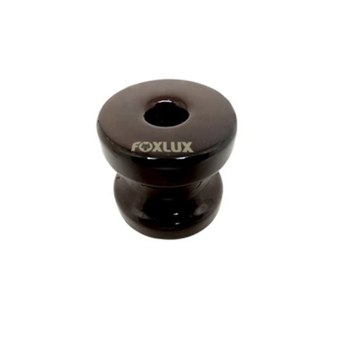 Isolador Roldana Porcelana 67x72mm Foxlux