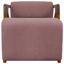 Ver imagem 3 de Poltrona Decorativa para Sala Moderna Chloe Bouclê Persa Premium Cores