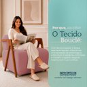 Ver imagem 6 de Poltrona Chloe Decorativa Orgânica Bouclé Premium de Luxo para Sala Quarto Recepção Encosto Rolo