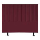Ver imagem 1 de Cabeceira Estofada Cama Casal Queen Size 160 Cm Laura Suede:bordô