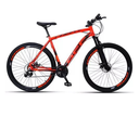 Ver imagem 1 de Bicicleta Mountain Bike Aro 29 Off Firefly Laranja - Freio À Disco Tamanho:21