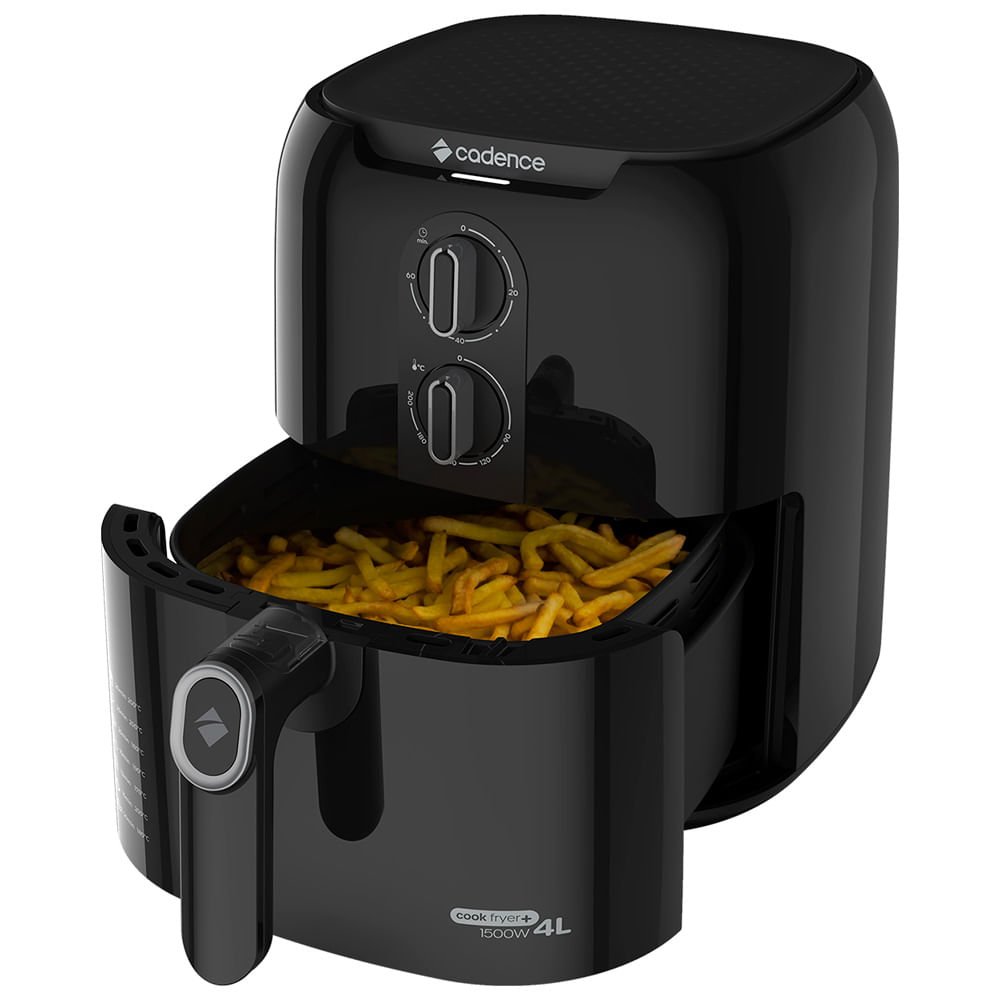 Fritadeira sem Óleo 4l Cadence Cook Fryer + - 220v - 3