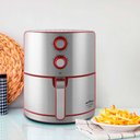 Ver imagem 6 de Air Fryer Britânia 4,6 Litros 127v 1500w Display Analógico Vermelho e Inox Bfr46vi