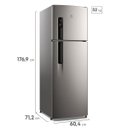 Ver imagem 5 de Geladeira Eletrolux Frost Free 380L Autosense Inverter Duplex IF41S Inox Look 220V