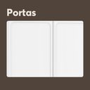 Ver imagem 5 de Cozinha Compacta de Aço 6 Portas 3 Vid 2 Gavetas Branco Bertolini