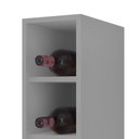 Ver imagem 3 de Nicho Aéreo Adega Vertical 20cm Riad Cinza Claro - Lumil Lumil Móveis