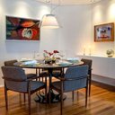 Ver imagem 3 de Mesa de Jantar Tulipa Saarinen Redonda 90 Cm Tampo Laqueado Linn Design Decor Mesa de Jantar Tulipa