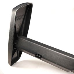 Par de Braços T Regulavel Ergonômico Polipropileno Preto - 6