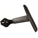 Ver imagem 3 de Par de Braços T Regulavel Ergonômico Polipropileno Preto