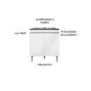 Ver imagem 3 de Gabinete Balcão Andreia Cooktop 4 ou 5 Bocas - Ajl Móveis Balcão Cooktop Preto