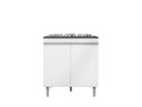 Ver imagem 1 de Gabinete Balcão Andreia Cooktop 4 ou 5 Bocas - Ajl Móveis Balcão Cooktop Preto