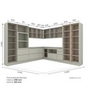 Ver imagem 5 de Cozinha Completa 16 Peças em MDF Fineze Areia