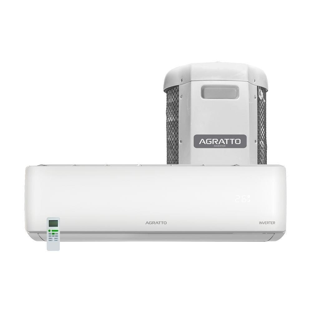 Ar Condicionado Split Agratto Hi Wall Liv Top Inverter 18.000 Btu/h Frio Monofásico Branco Lcst18f- - 1