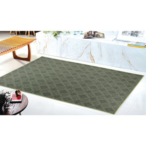 Tapete Sala Quarto 1,50x 2,00 Antiderrapante Champanhe Hb-12