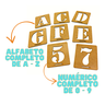 Stencil 75mm Molde De Alfabeto E Números Feito De Madeira Natural Letras Numeral MDF - 3