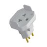 4 Adaptador Tomada Bipolar 2P + T Fame 10A 250V Cinza - 2