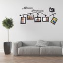 Ver imagem 2 de Porta Retrato de Parede em MDF - Cor Preta