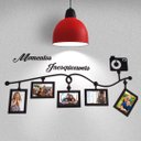 Ver imagem 3 de Porta Retrato de Parede em MDF - Cor Preta