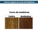 Ver imagem 6 de Banco Los Madeira Ozki 181 Cm Madeira Eucalipto Cedro Tecido Cinza