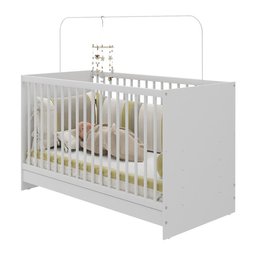 Berço 3 em 1 para Colchão 60 X 130 Cm Multimóveis Mp0527g Branco - 2