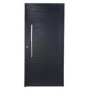 Ver imagem 2 de Porta Pivotante de Alumínio 210 x 120cm com Puxador Linha 30 Esquadrias Bergamo Abertura Direita Preto