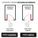 Ver imagem 3 de Porta Pivotante de Alumínio 210 X 120cm com Puxador Linha 30 Esquadrias Bergamo Abertura Direita