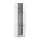 Ver imagem 4 de Paneleiro Madesa Lux 60 cm 3 Portas Branco/Branco Veludo Cor:Branco/Branco Veludo