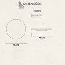 Ver mais imagens de Prato Giratório para Mesa de Jantar 80cm