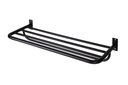 Ver imagem 2 de Toalheiro de Banho Banheiro Hotelaria Triplo 63,1cm em Aço Inox Black Matte Stainless