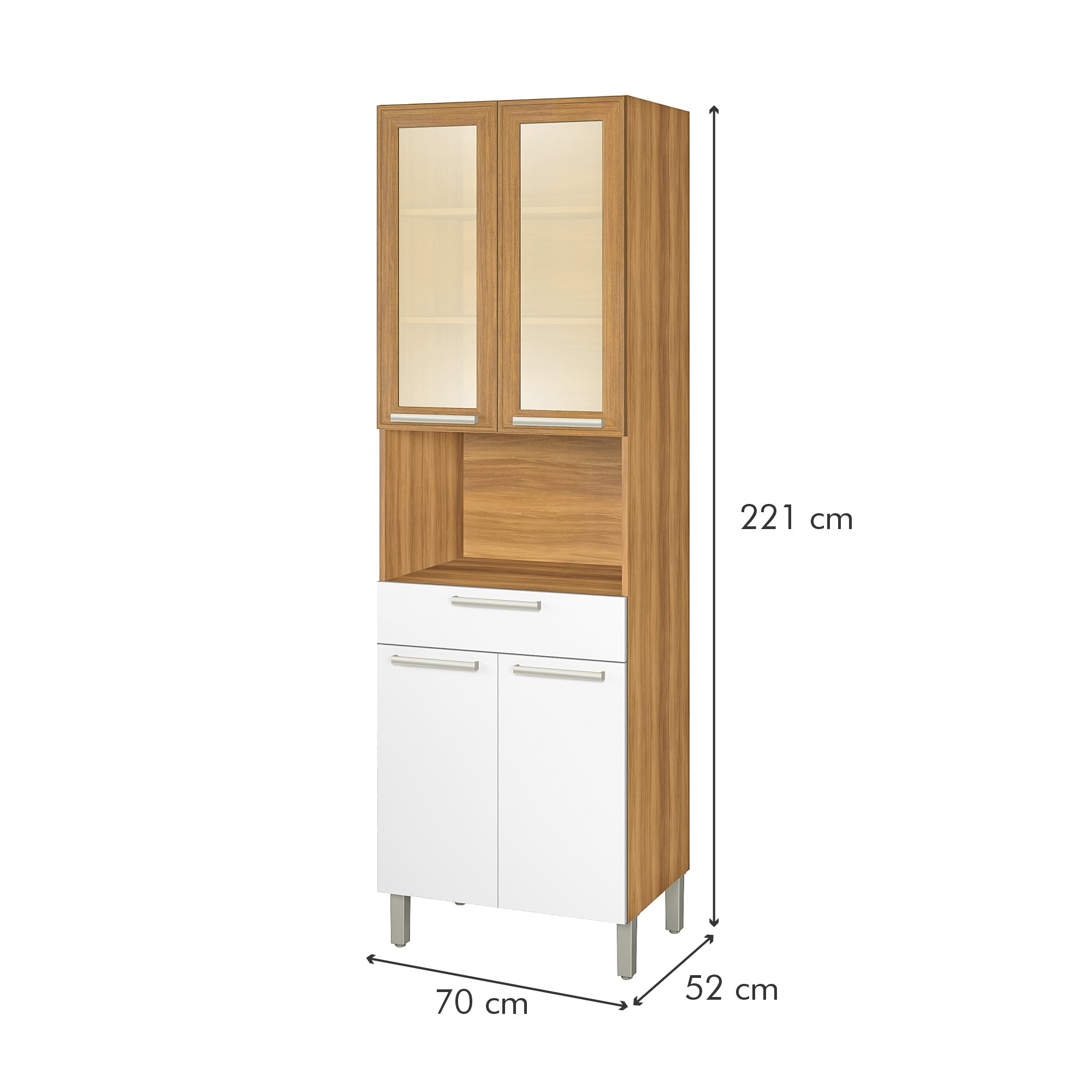 Cozinha 07 Peças Premium 100% MDF Burguesa - 12