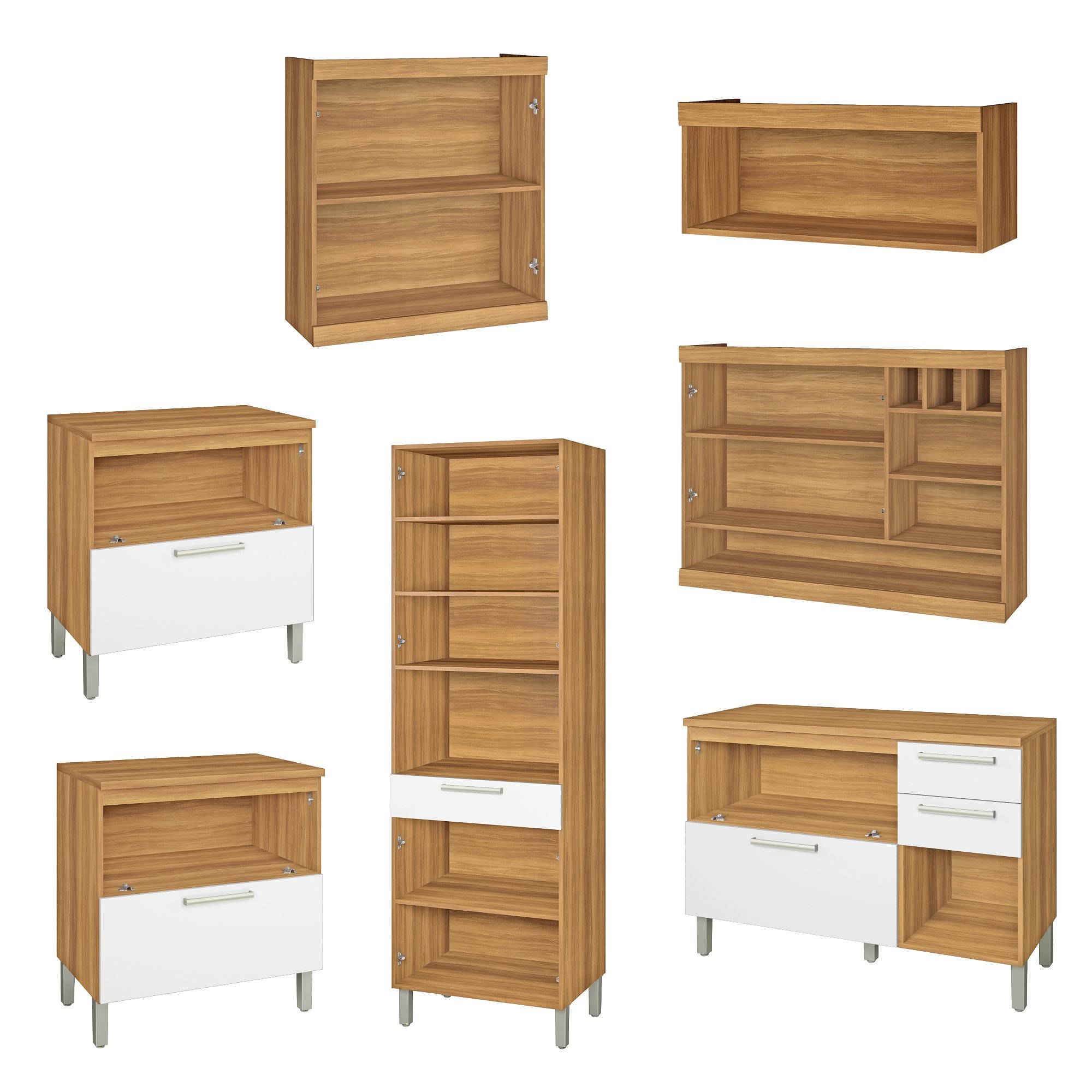 Cozinha 07 Peças Premium 100% MDF Burguesa - 16