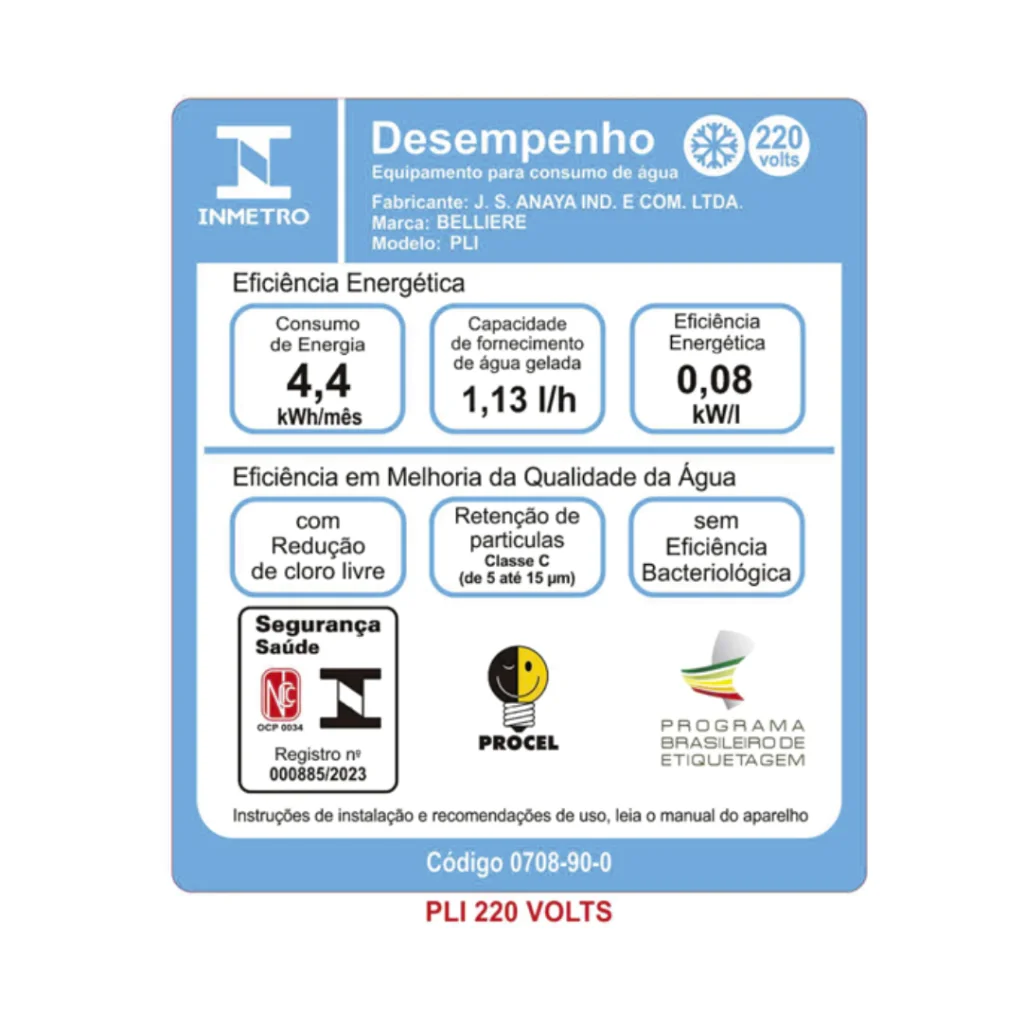 Ver imagem 4 de Bebedouro Purificador Inox Pressão Pli 220v Belliere