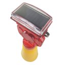 Ver imagem 3 de Sinalizador Solar Viario Cone Kit 15 Uni Rua Rodovia Estrada Pista Segurança Evita Acidentes Obra Tr