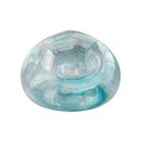 Ver imagem 3 de Poltrona Inflável Lazy Lounge Glitter com Puff Vg Plus Azul