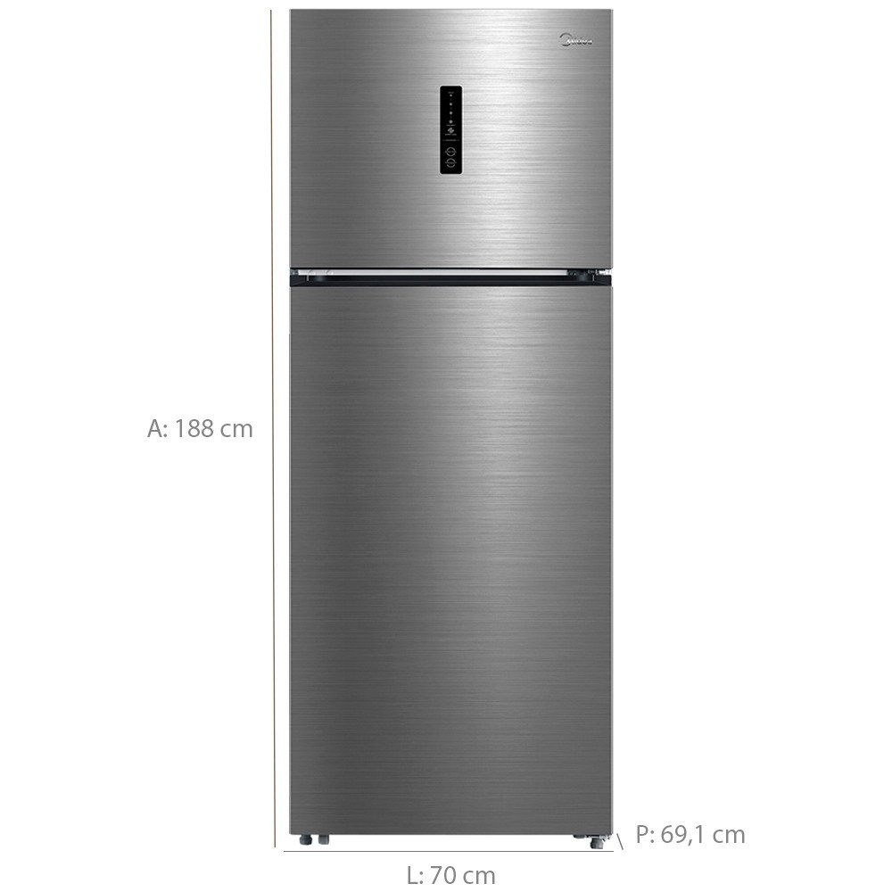 Geladeira Refrigerador Midea 463L Frost Free Painel Touch MD-RT645MTA46 - 2