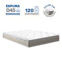 Ver imagem 2 de Colchão de Espuma D45 Pillow Top Ortopédico Domo Casal