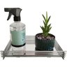 Bandeja Espelhada para Banheiro Retangular Lavabo Decoração Cromado - 8
