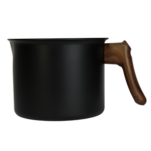Leiteira Caneca Fervedor Aluminio Ceramica Inducao Mimo Style Black