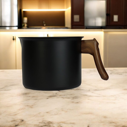 Leiteira Caneca Fervedor Aluminio Ceramica Inducao Mimo Style Black - 10