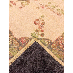 Tapete Sala Tabriz Bege Verde 100X150 Cm Clássico Tipo Belga - 4