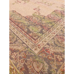 Tapete Sala Tabriz Bege Verde 100X150 Cm Clássico Tipo Belga - 3